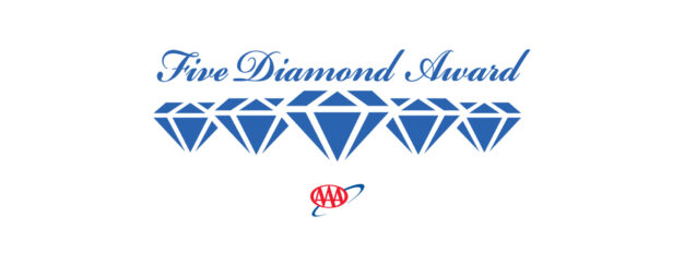 Five diamond award logo.