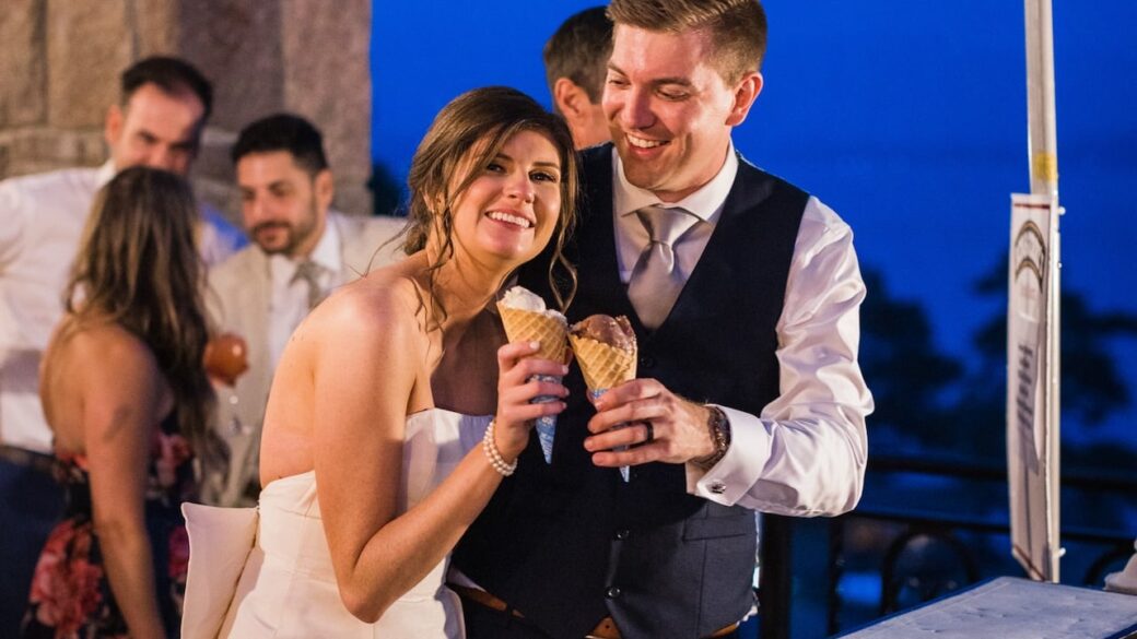 Ben & jerry's ice cream wedding.